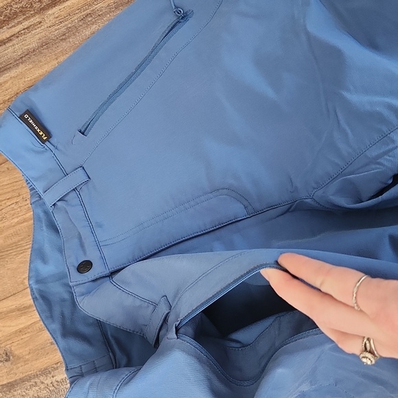 Jack Wolfskin Mens Blue Fleece Lined Winter Snow Pants - Picture 4 of 14